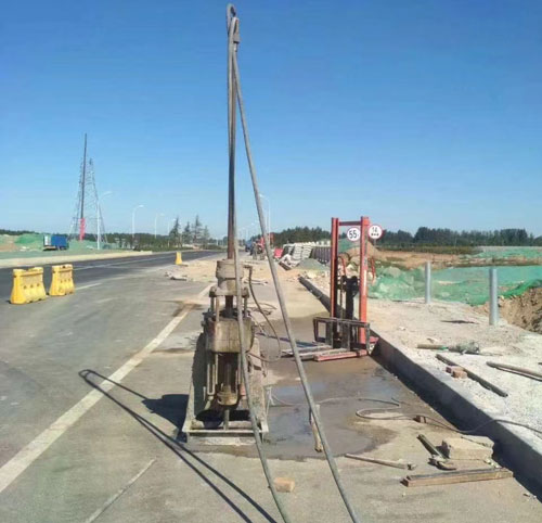 四方台公路高聚物注浆加固